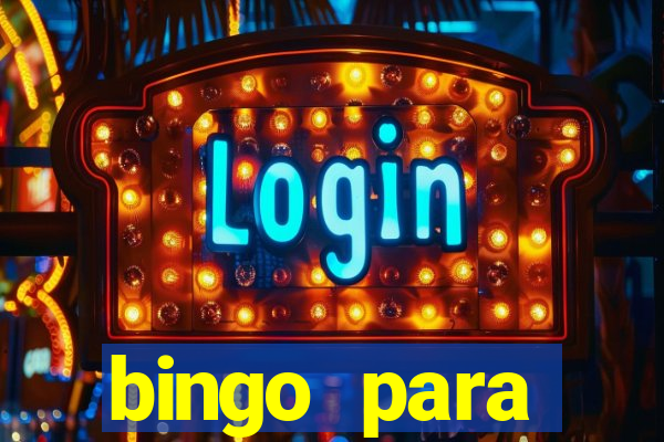 bingo para despedida de solteira para imprimir